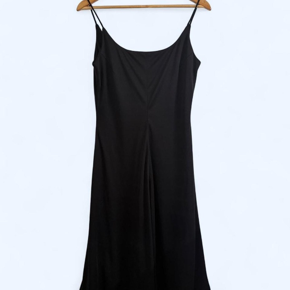 VTG 90s Whimsygoth Slip Dress Level 3 Black Size 14 Flowy